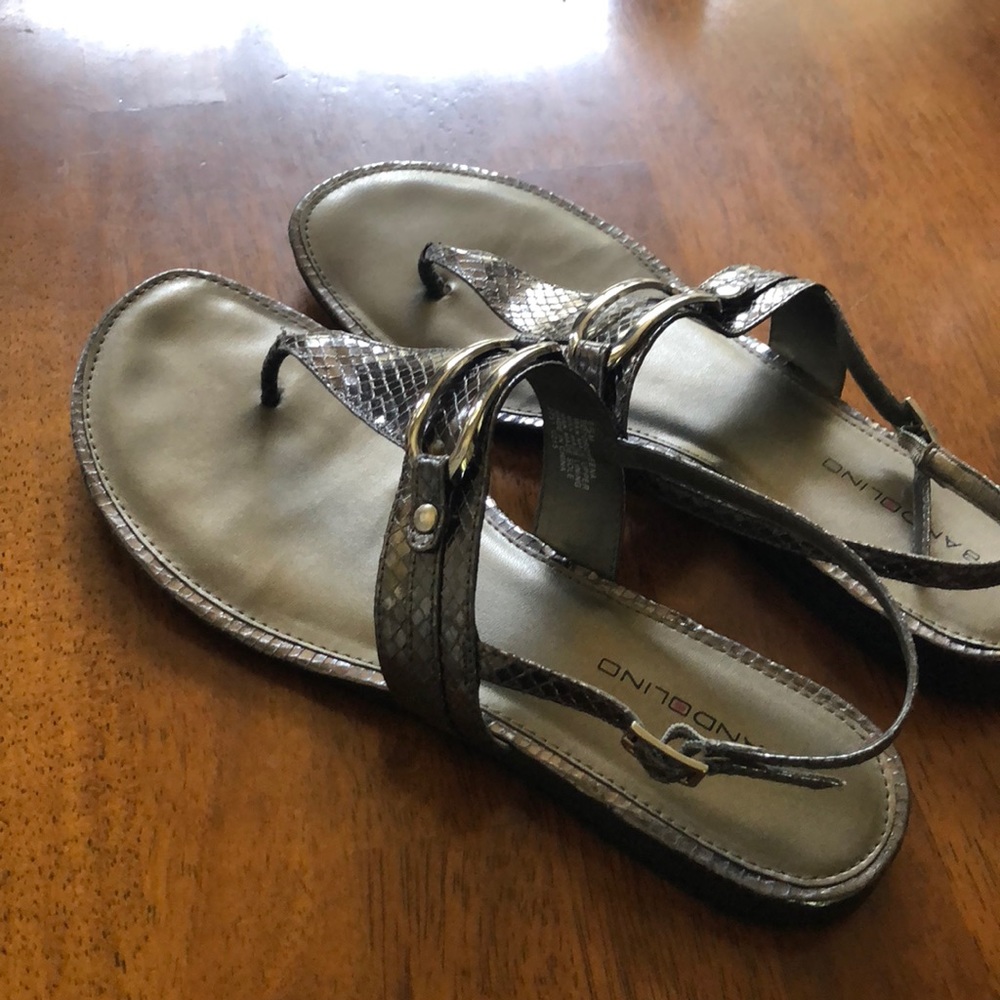 Bandolino Silver Sandals
